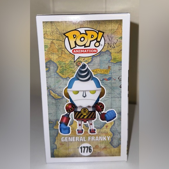 Funko Pop! Animation General Franky Action Figure - Blue, White, Red - Picture 3 of 6